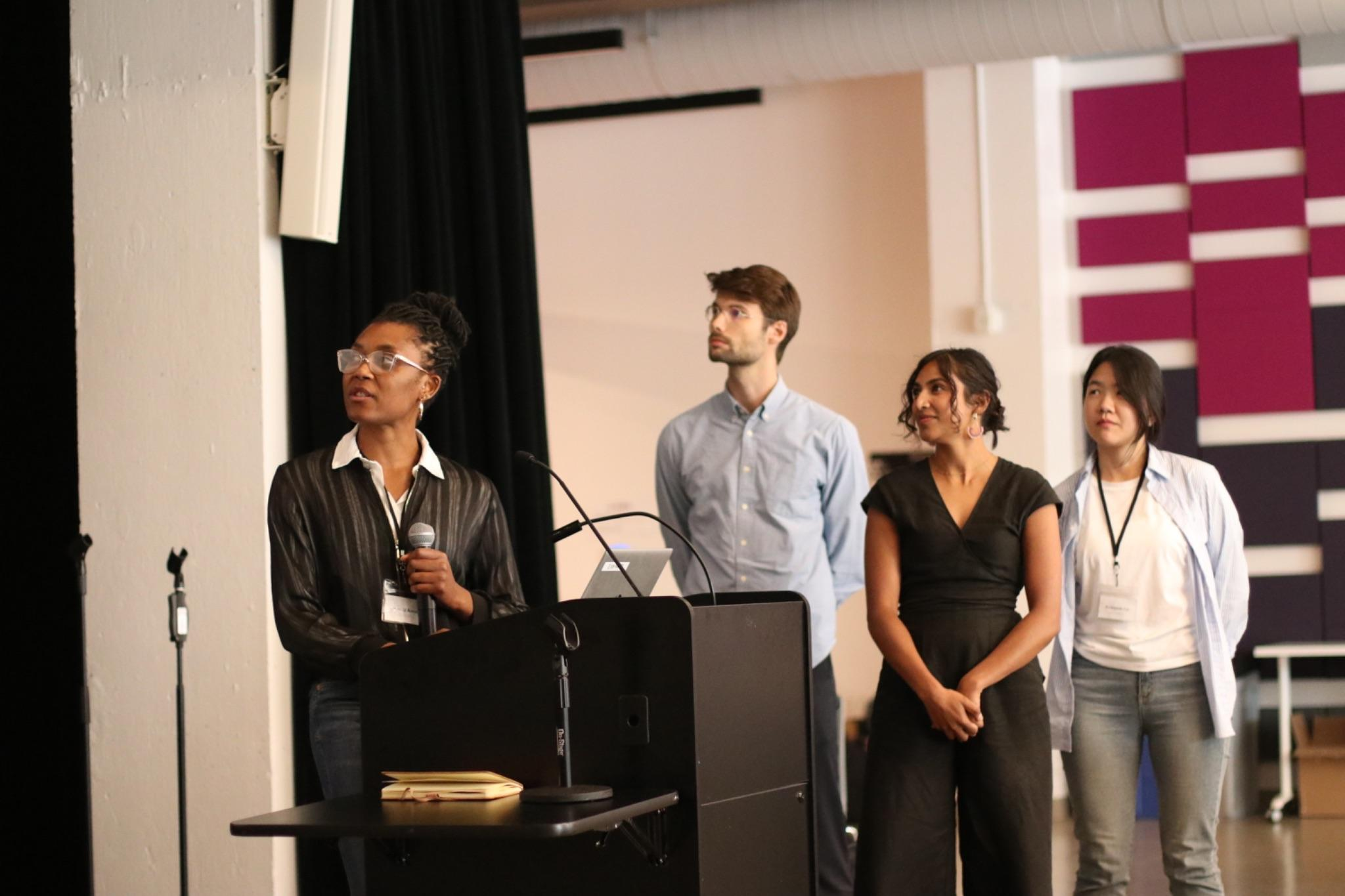 Summer School participants pitch their project